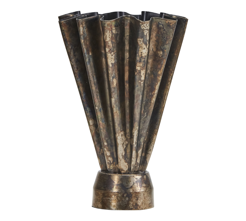 Flood vase, Antik brun - H33 cm